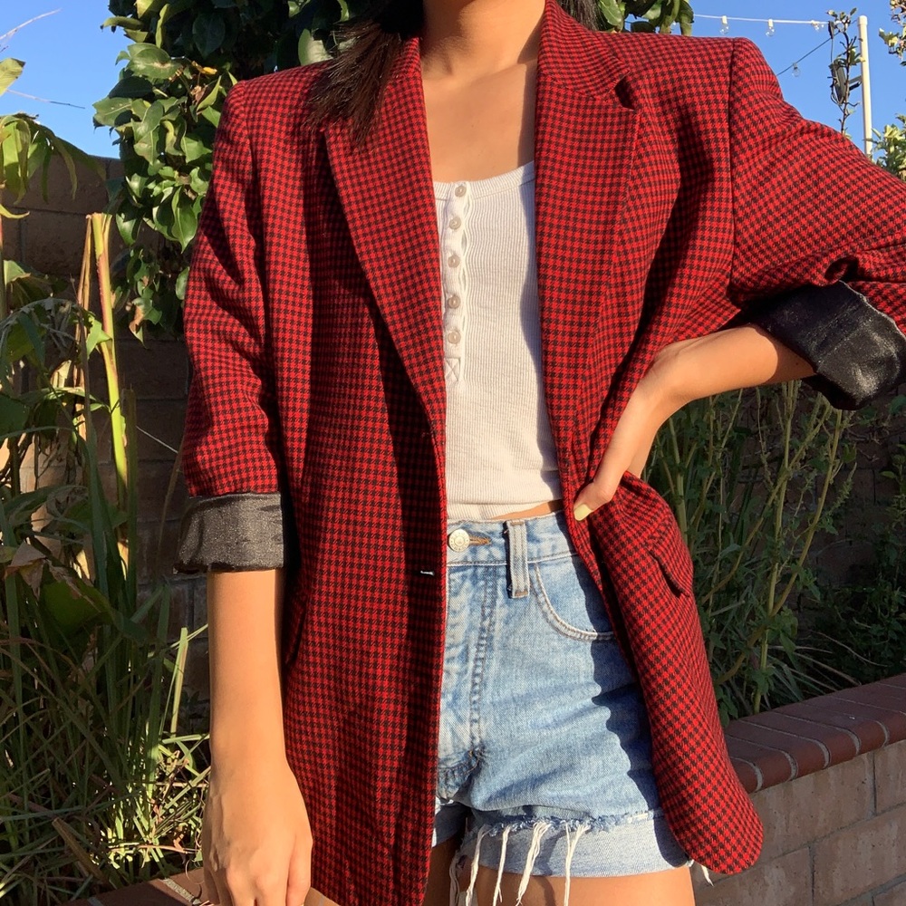 PENDLETON VINTAGE BLAZER (RETRO RED & BLACK)